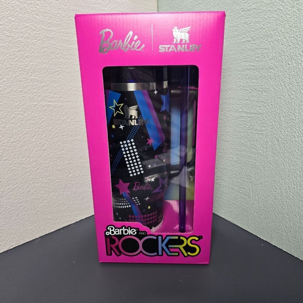 Barbie X Stanley Barbie‎ Rockers 40 oz Tumbler Limited Edition NIB
